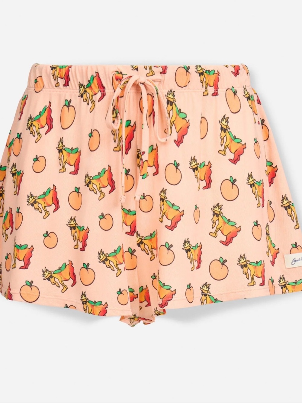 Girl’s Goat USA Peach Pajama Shorts YXL